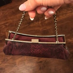 Snakeskin purse